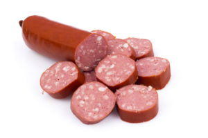 Cut beef sticks